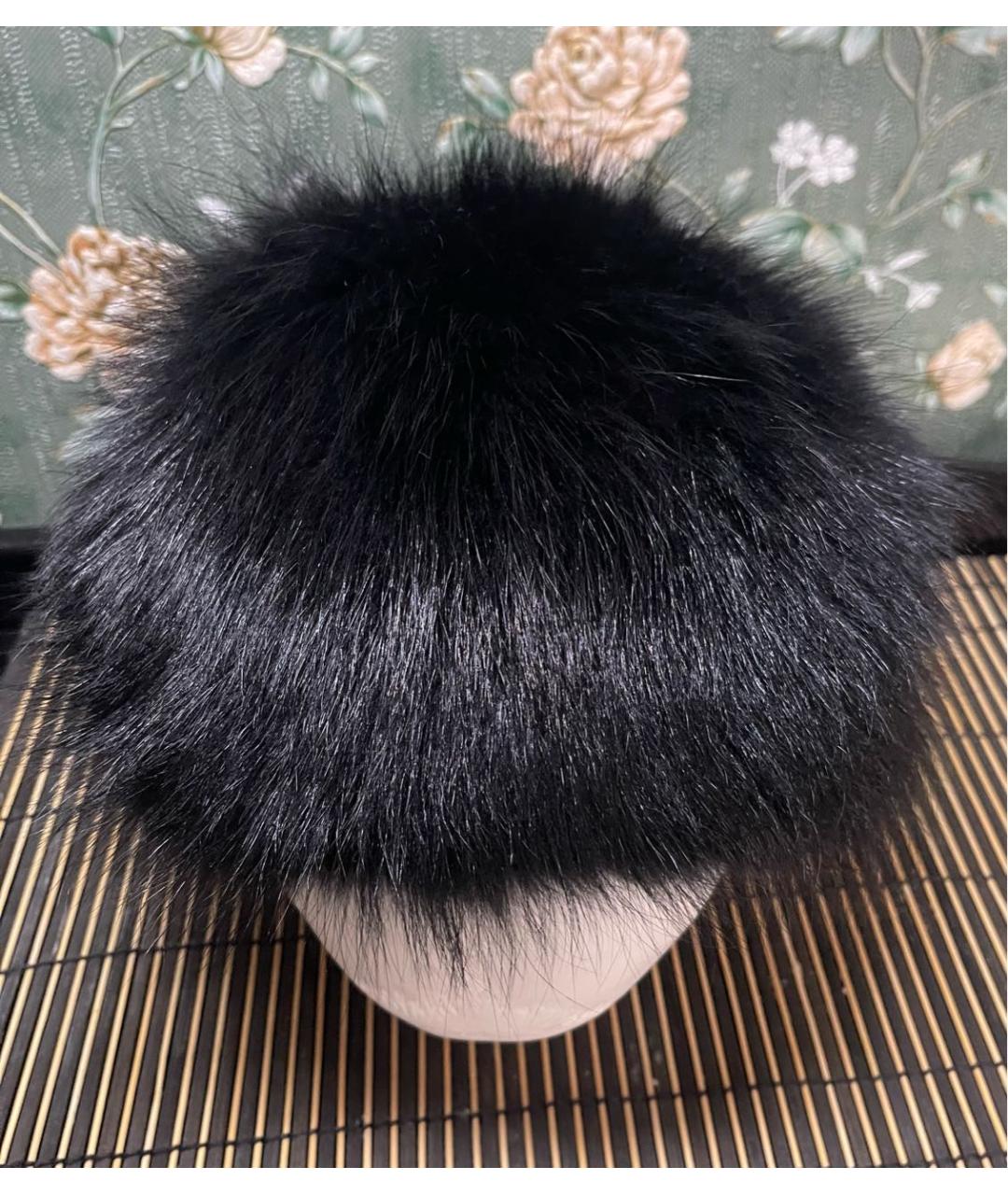 'S MAX MARA Черная шапка, фото 2