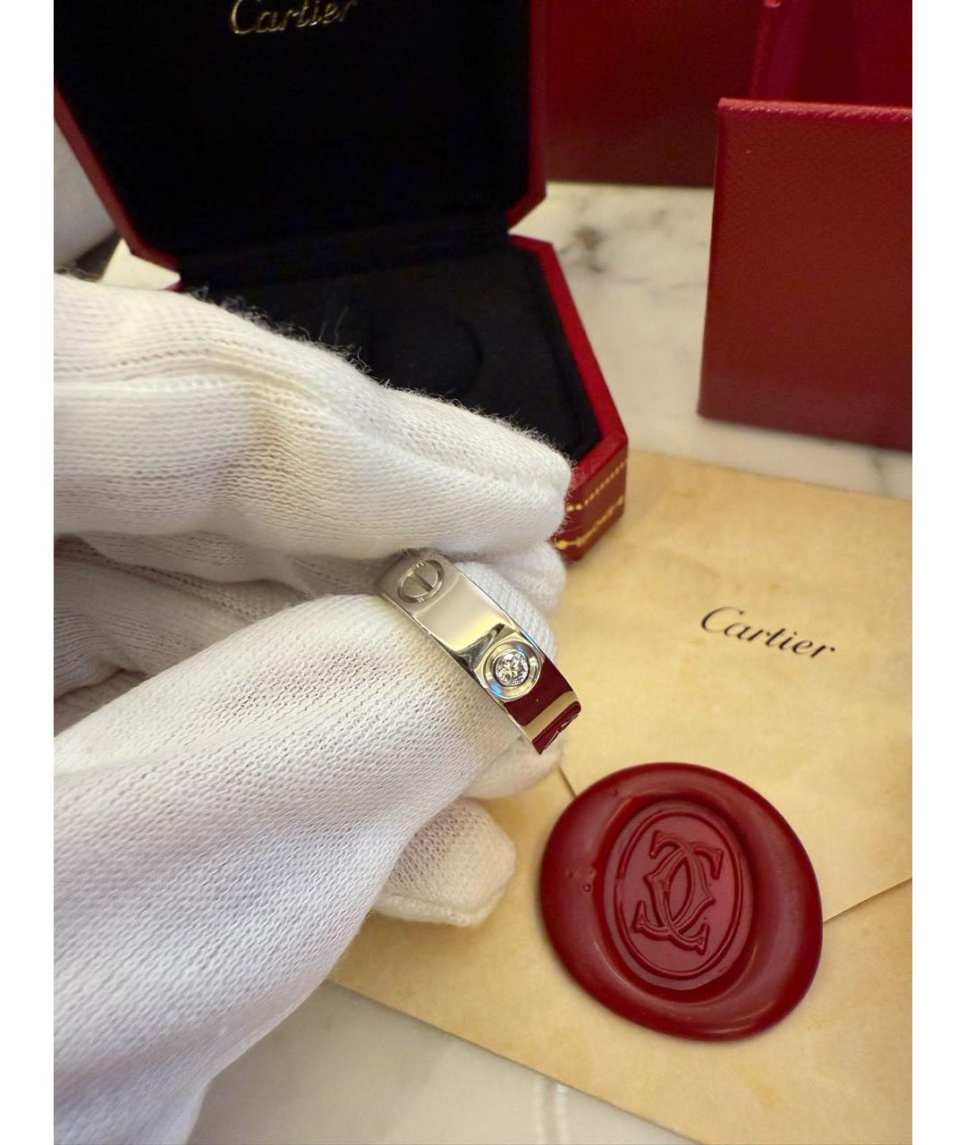 CARTIER Серебряное кольцо из белого золота, фото 7