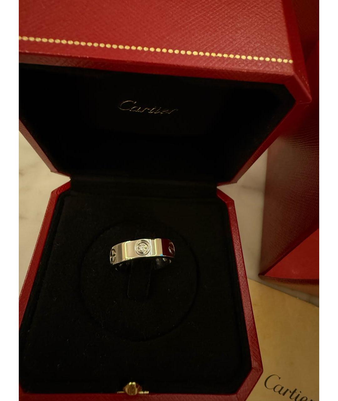 CARTIER Серебряное кольцо из белого золота, фото 8