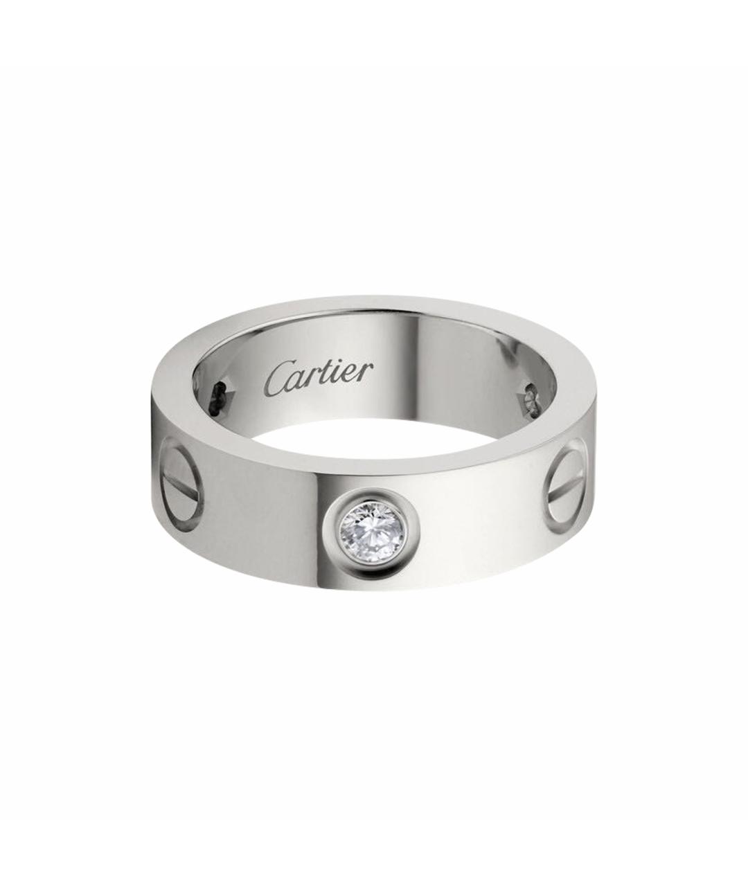 CARTIER Серебряное кольцо из белого золота, фото 1