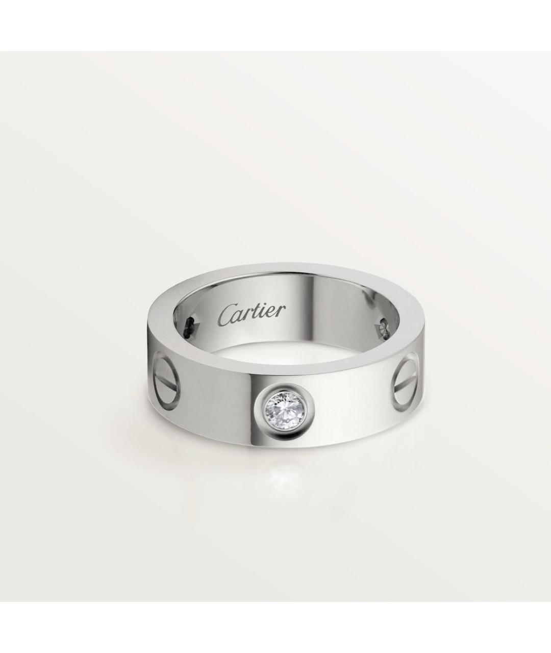 CARTIER Серебряное кольцо из белого золота, фото 9