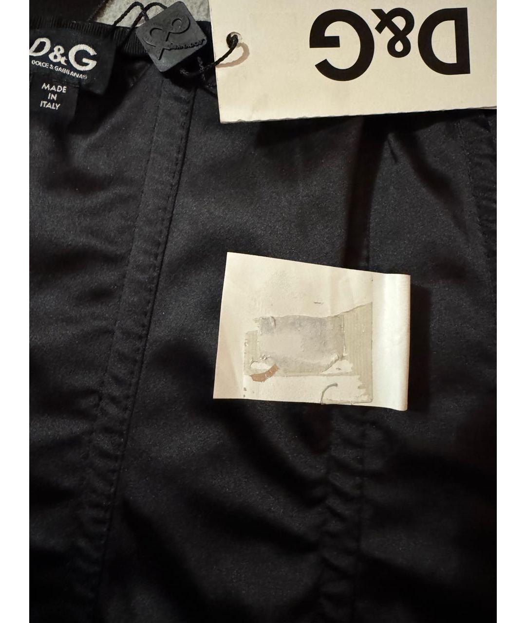 DOLCE&GABBANA Черный синтетический корсет, фото 5