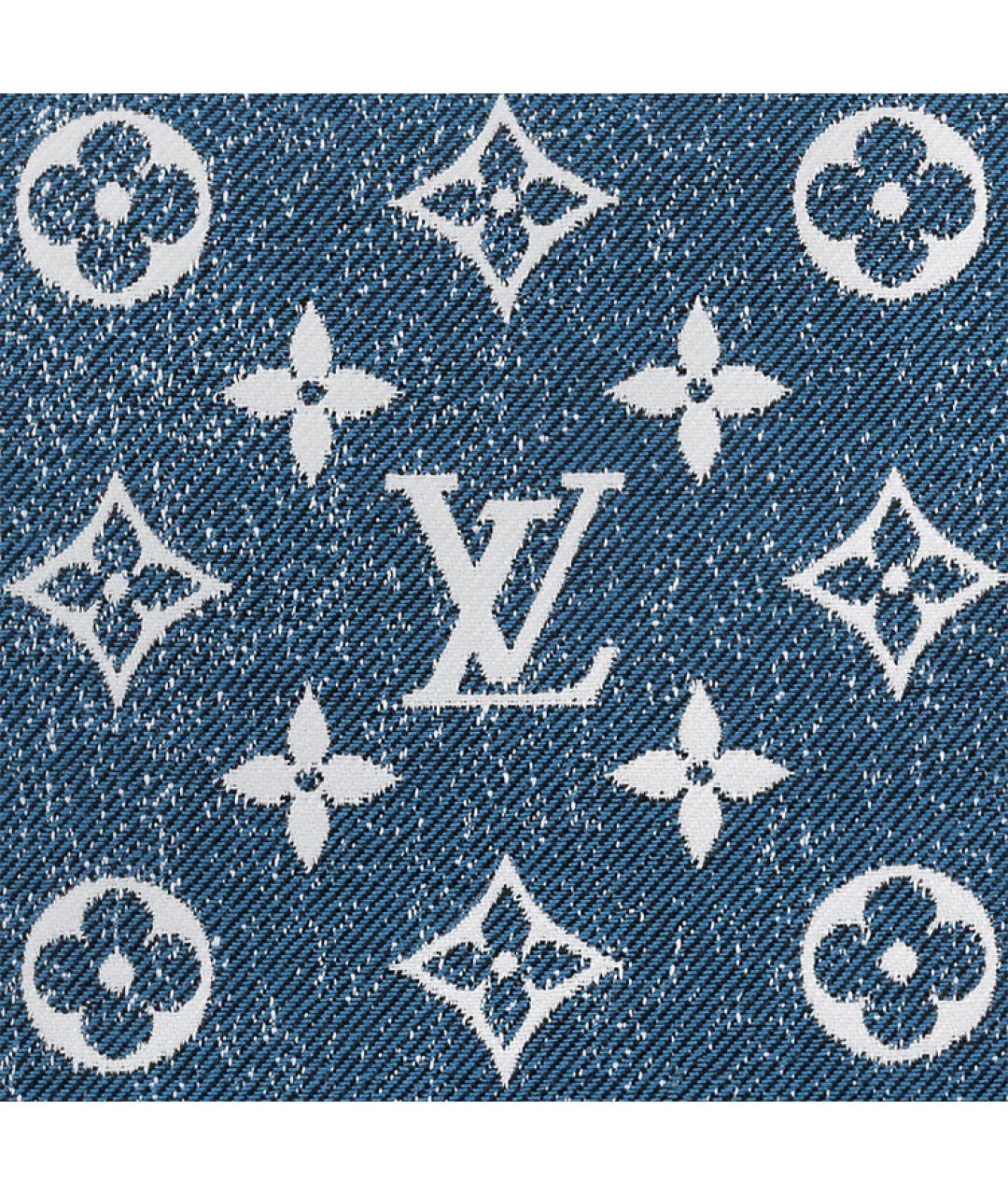 LOUIS VUITTON Синяя деним сумка через плечо, фото 6