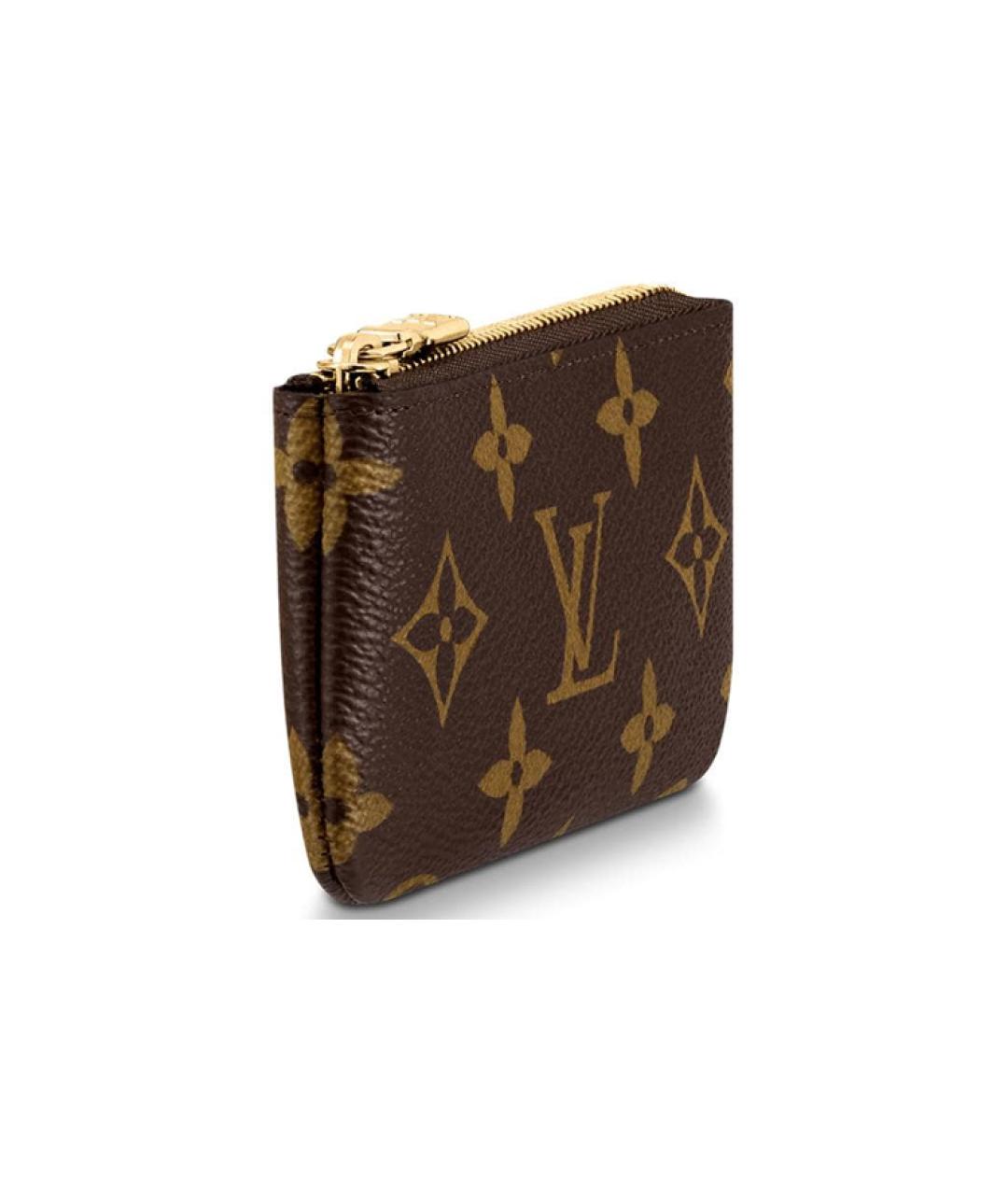 LOUIS VUITTON Коричневый кошелек, фото 4