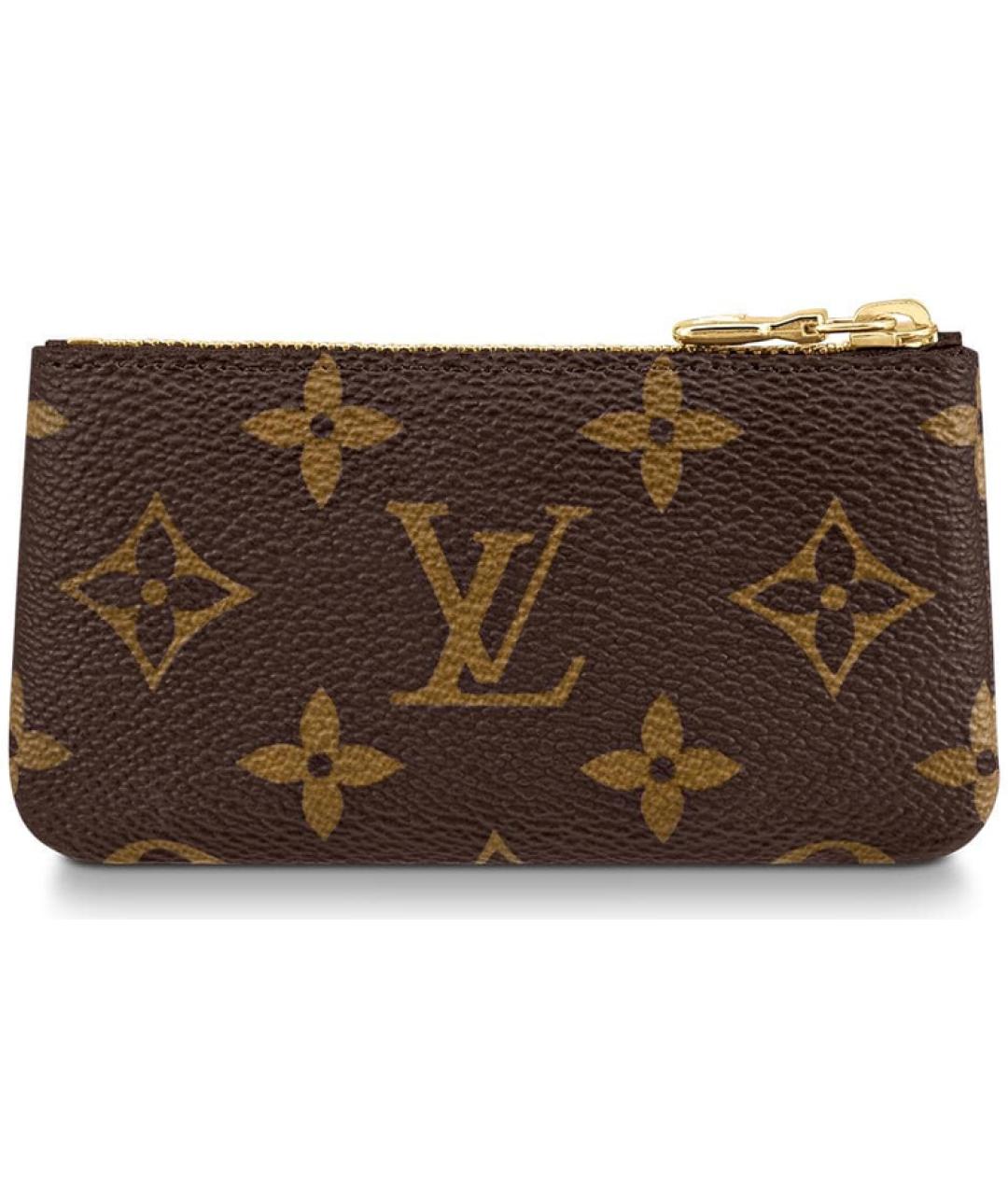 LOUIS VUITTON Коричневый кошелек, фото 3