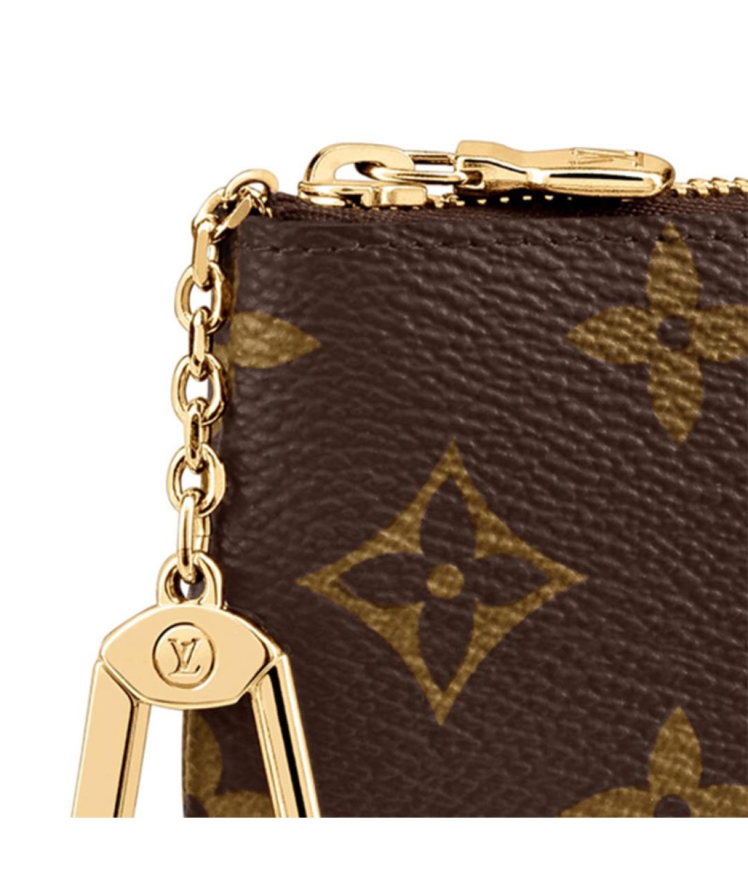 LOUIS VUITTON Коричневый кошелек, фото 6