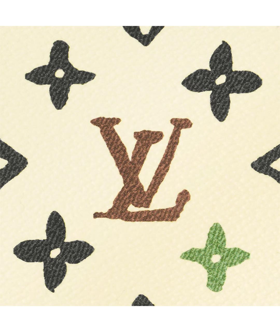 LOUIS VUITTON Белый кожаный кошелек, фото 6