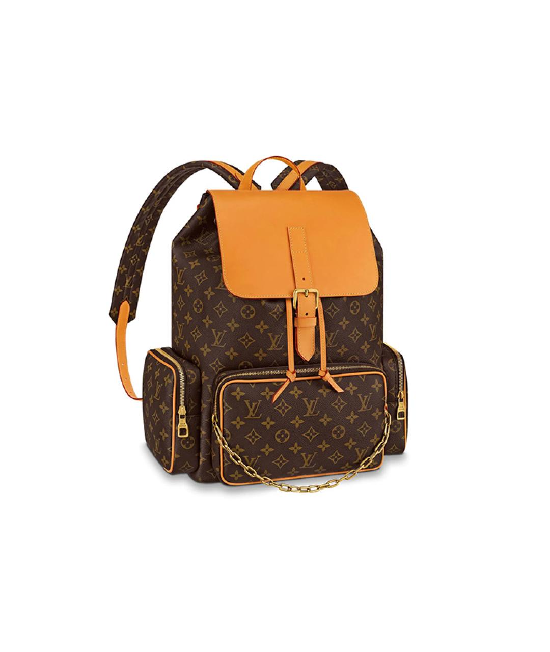 LOUIS VUITTON Коричневый рюкзак, фото 1