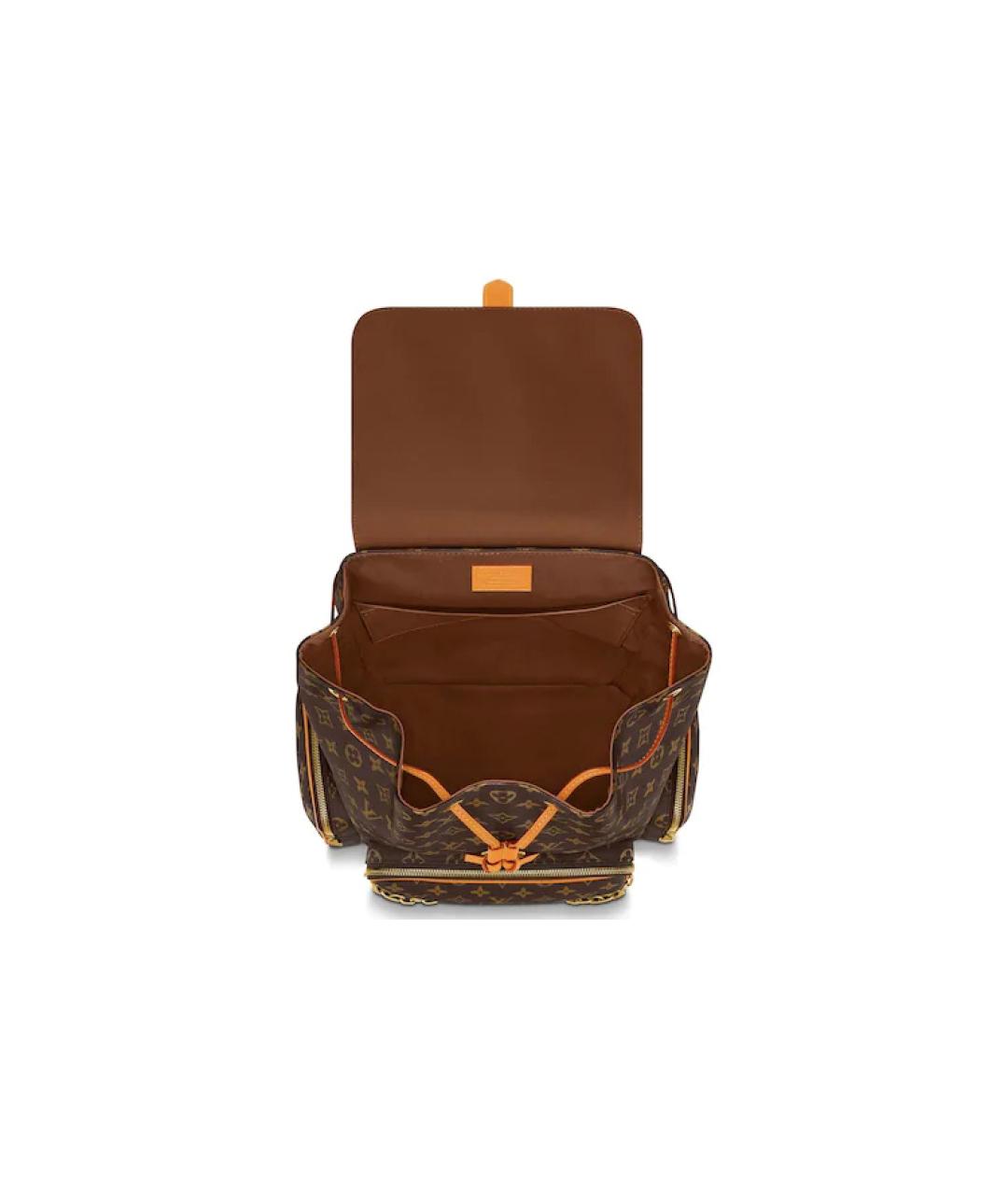 LOUIS VUITTON Коричневый рюкзак, фото 4
