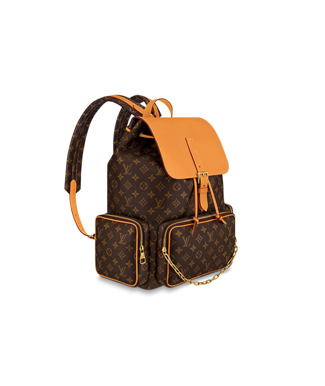 LOUIS VUITTON Коричневый рюкзак, фото 2