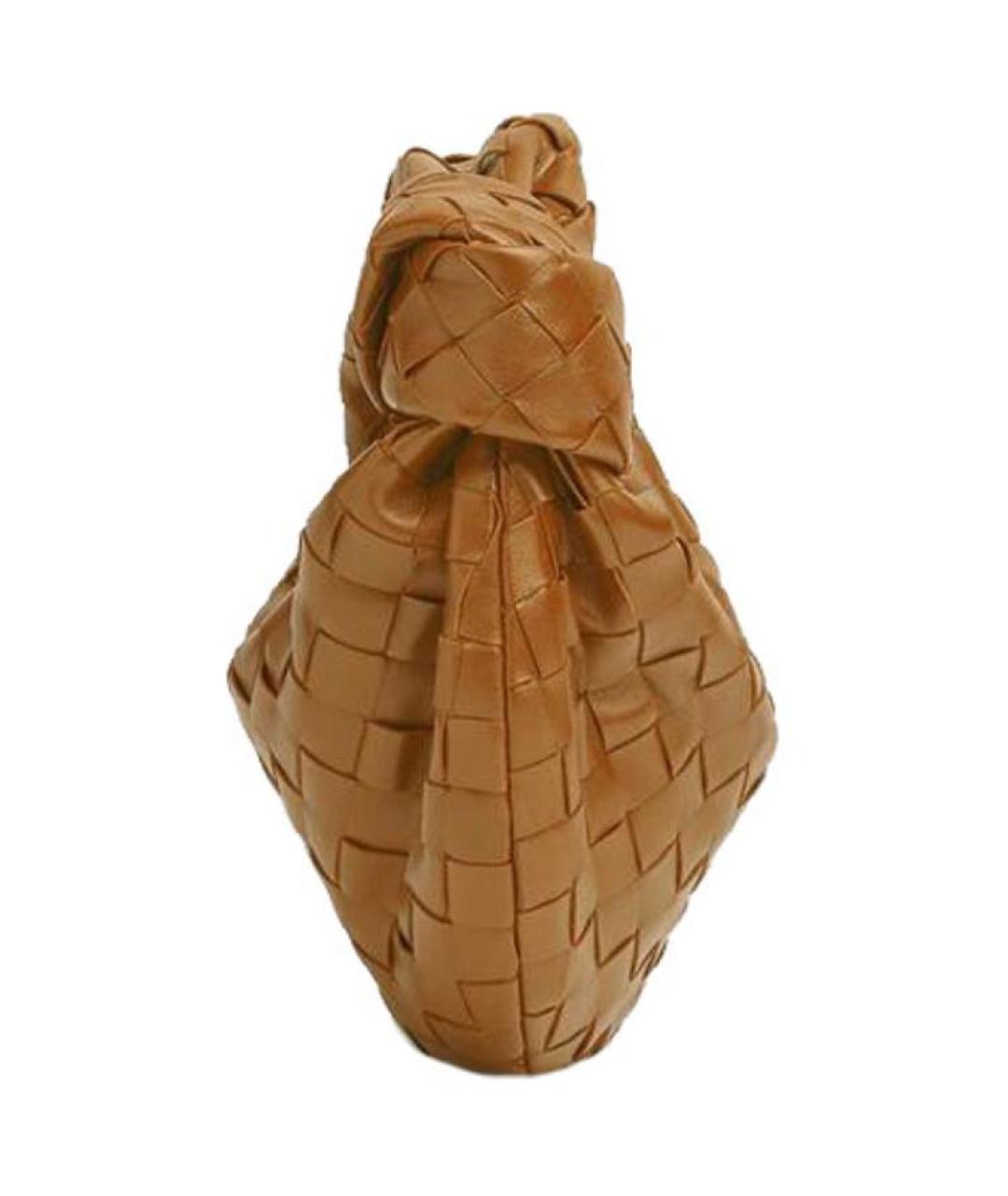 BOTTEGA VENETA Коричневая кожаная сумка через плечо, фото 2