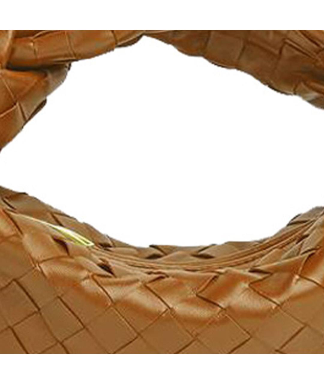 BOTTEGA VENETA Коричневая кожаная сумка через плечо, фото 4