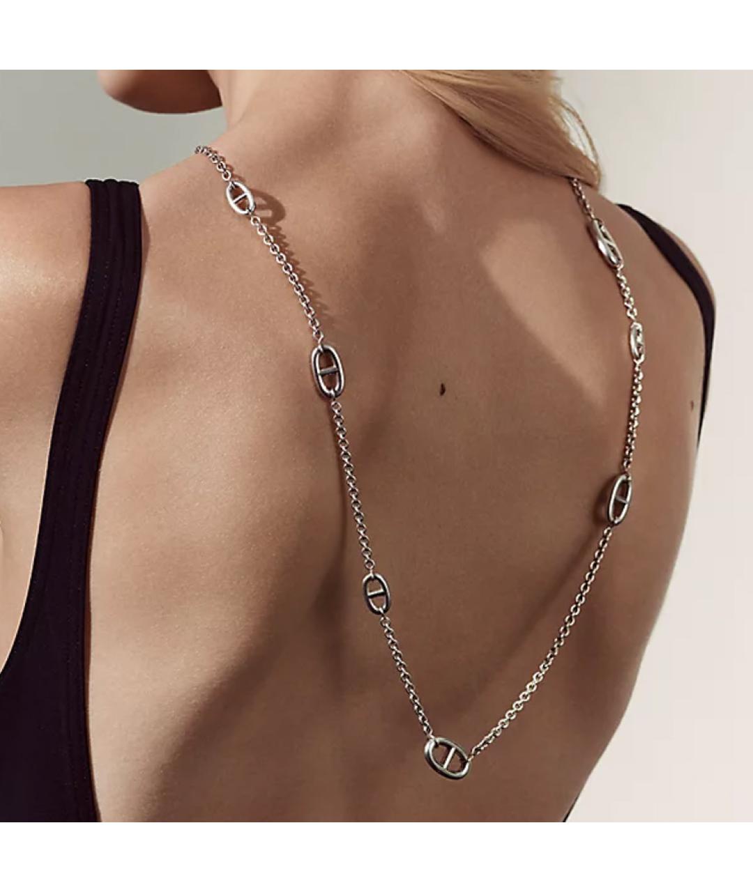 HERMES Серебряная цепочка, фото 4