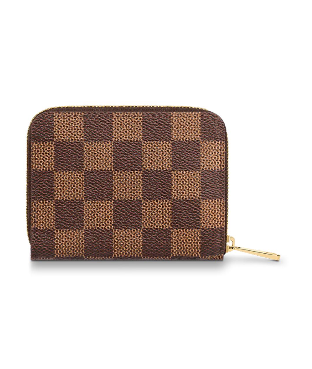 LOUIS VUITTON Коричневый кошелек, фото 3