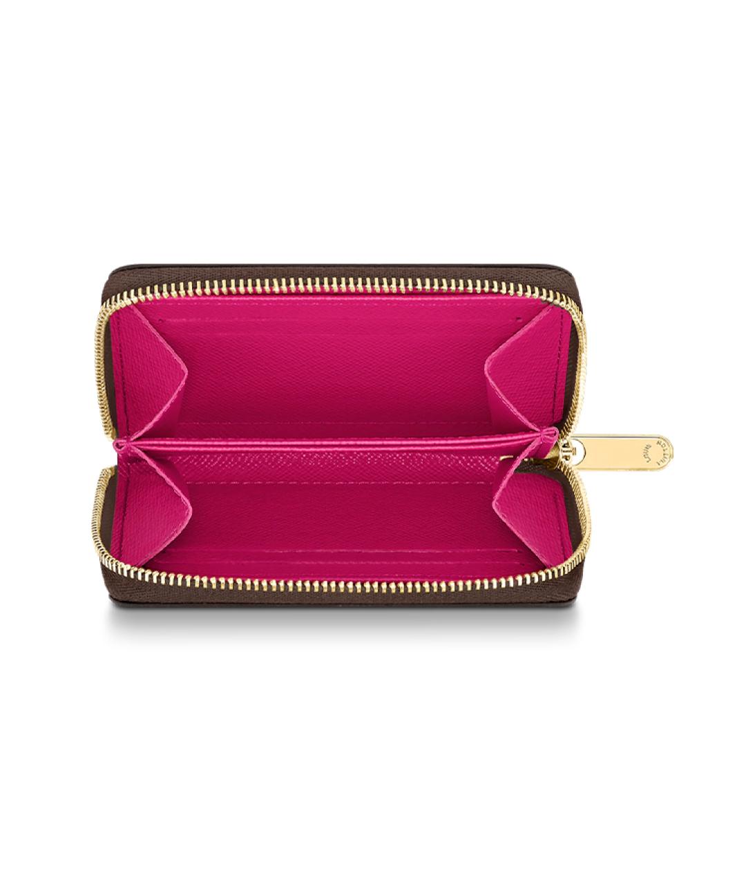 LOUIS VUITTON Коричневый кошелек, фото 4