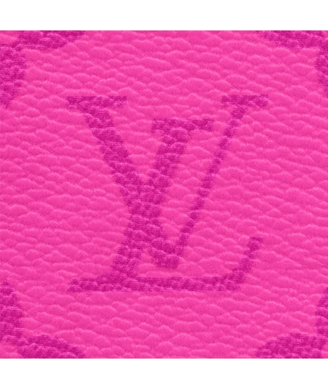 LOUIS VUITTON Розовый кожаный кардхолдер, фото 5