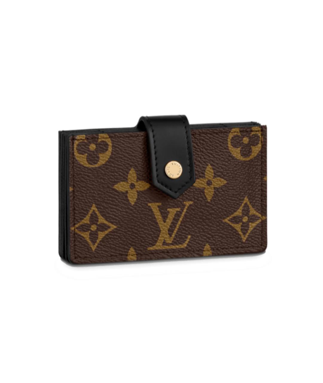 LOUIS VUITTON Коричневый кардхолдер, фото 1