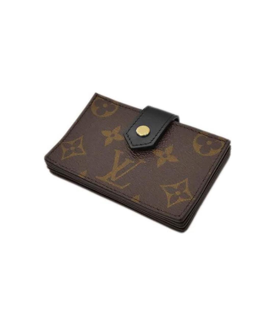 LOUIS VUITTON Коричневый кардхолдер, фото 5
