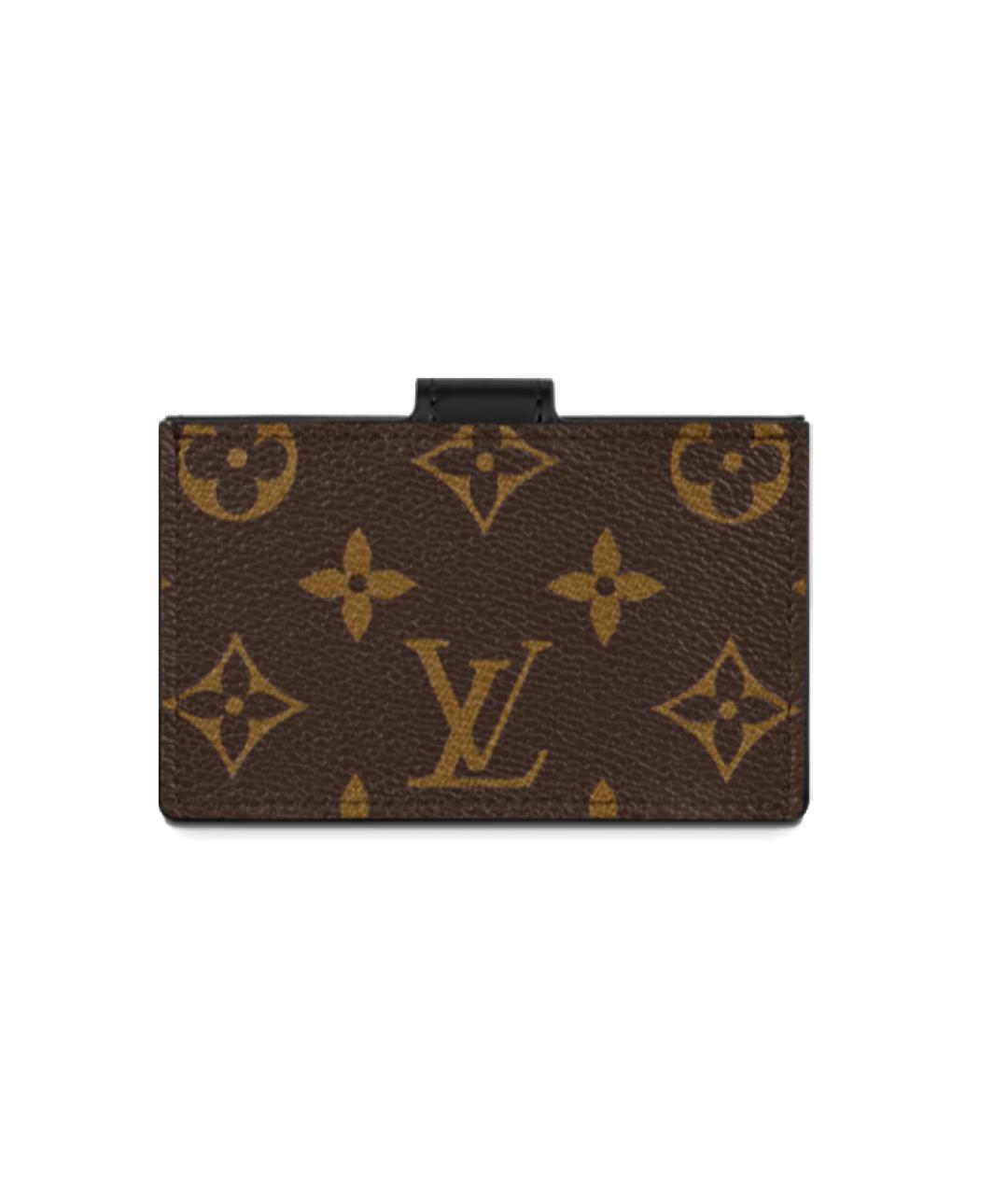 LOUIS VUITTON Коричневый кардхолдер, фото 3