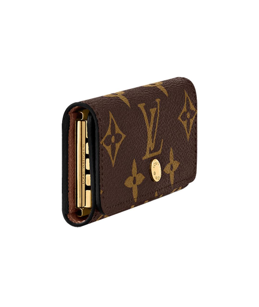 LOUIS VUITTON Коричневая ключница, фото 2