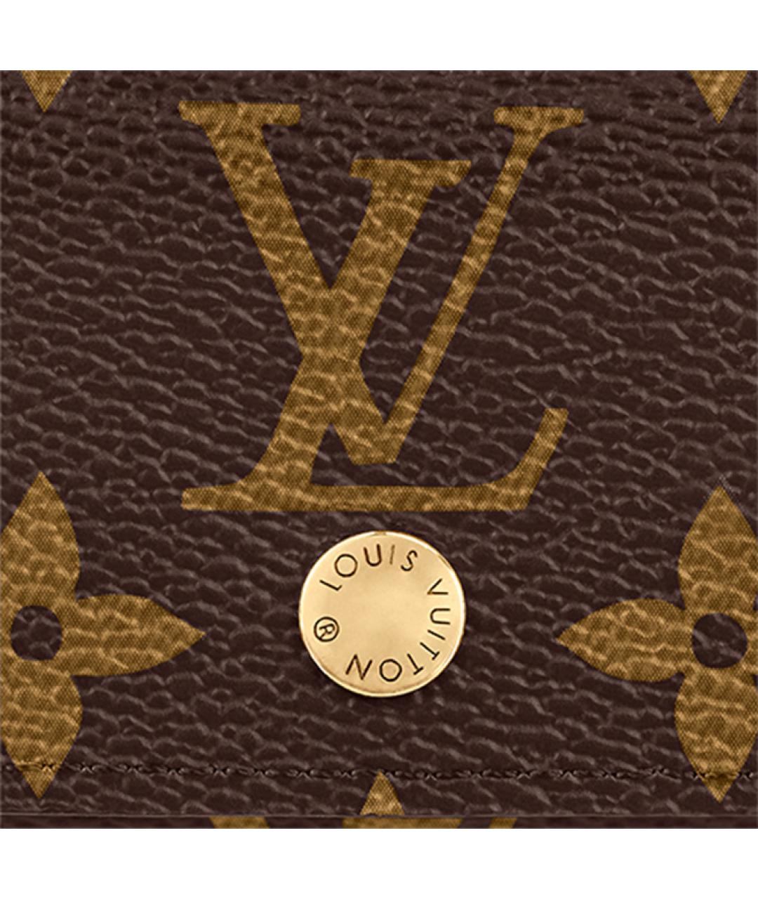 LOUIS VUITTON Коричневая ключница, фото 5