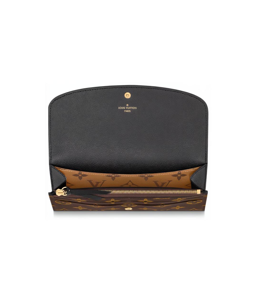 LOUIS VUITTON Коричневый кошелек, фото 4