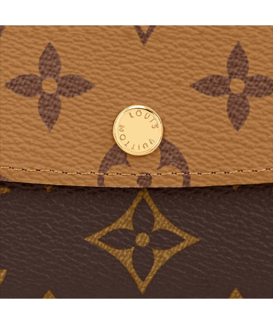 LOUIS VUITTON Коричневый кошелек, фото 5