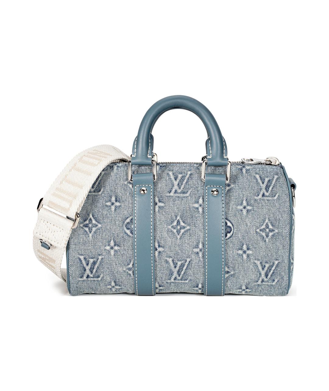 LOUIS VUITTON Голубая деним сумка на плечо, фото 1