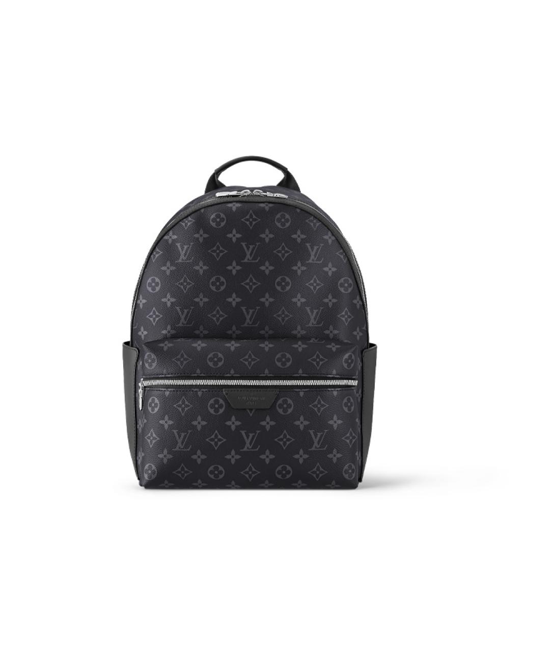 LOUIS VUITTON Антрацитовый кожаный рюкзак, фото 1