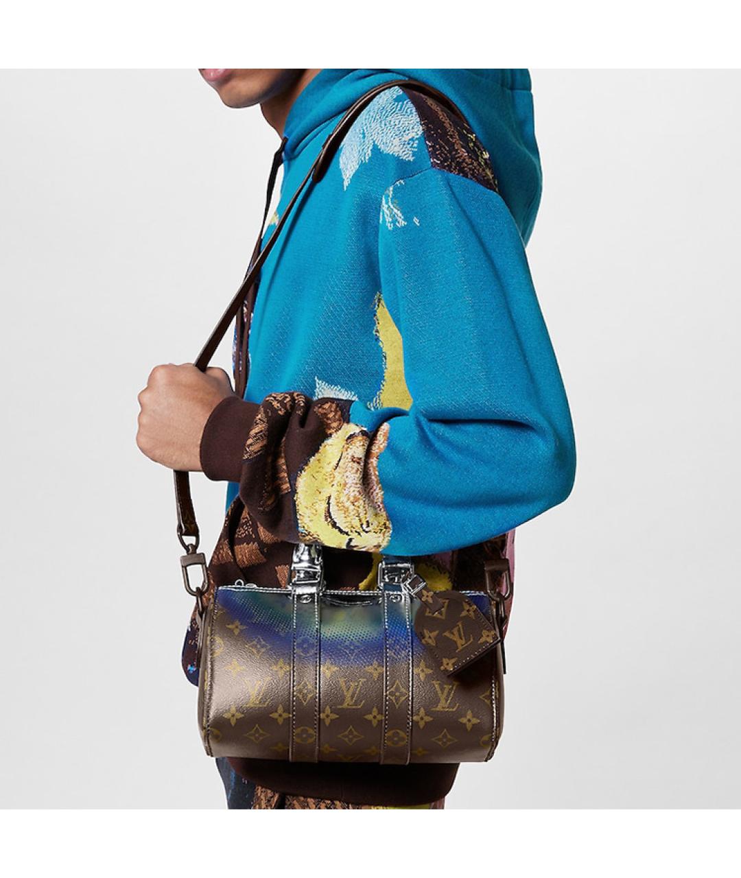 LOUIS VUITTON Коричневая сумка на плечо, фото 6