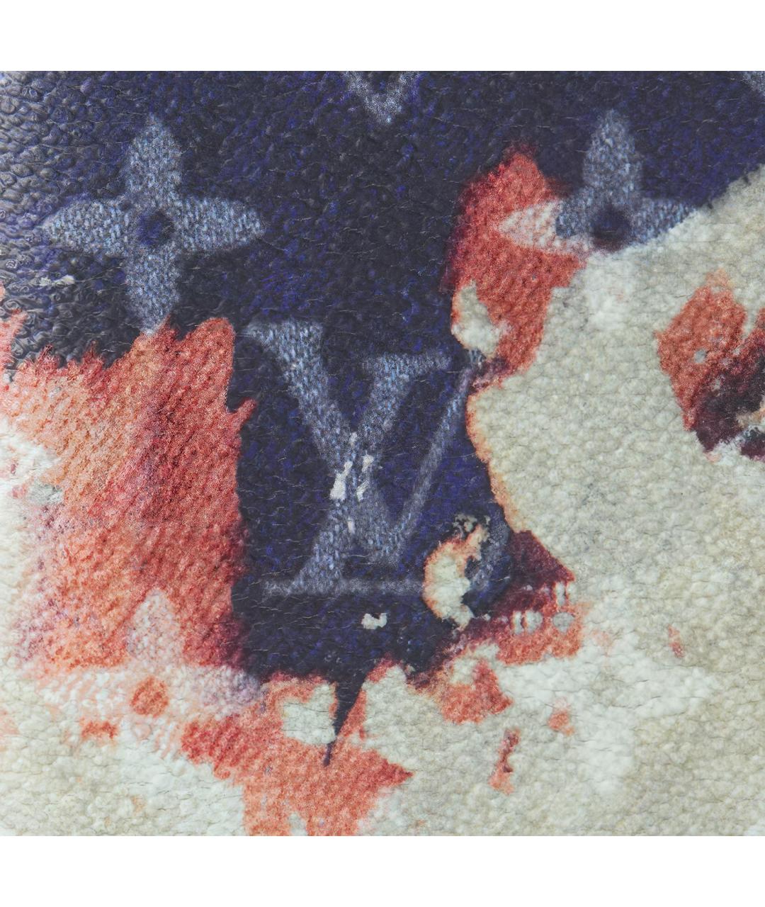 LOUIS VUITTON Темно-синий кожаный кошелек, фото 6