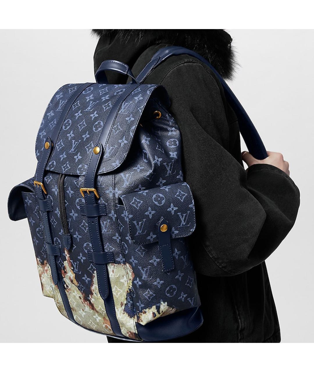 LOUIS VUITTON Кожаный рюкзак, фото 7