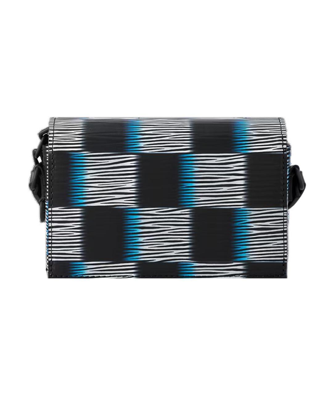 LOUIS VUITTON Черный кожаный кошелек, фото 3