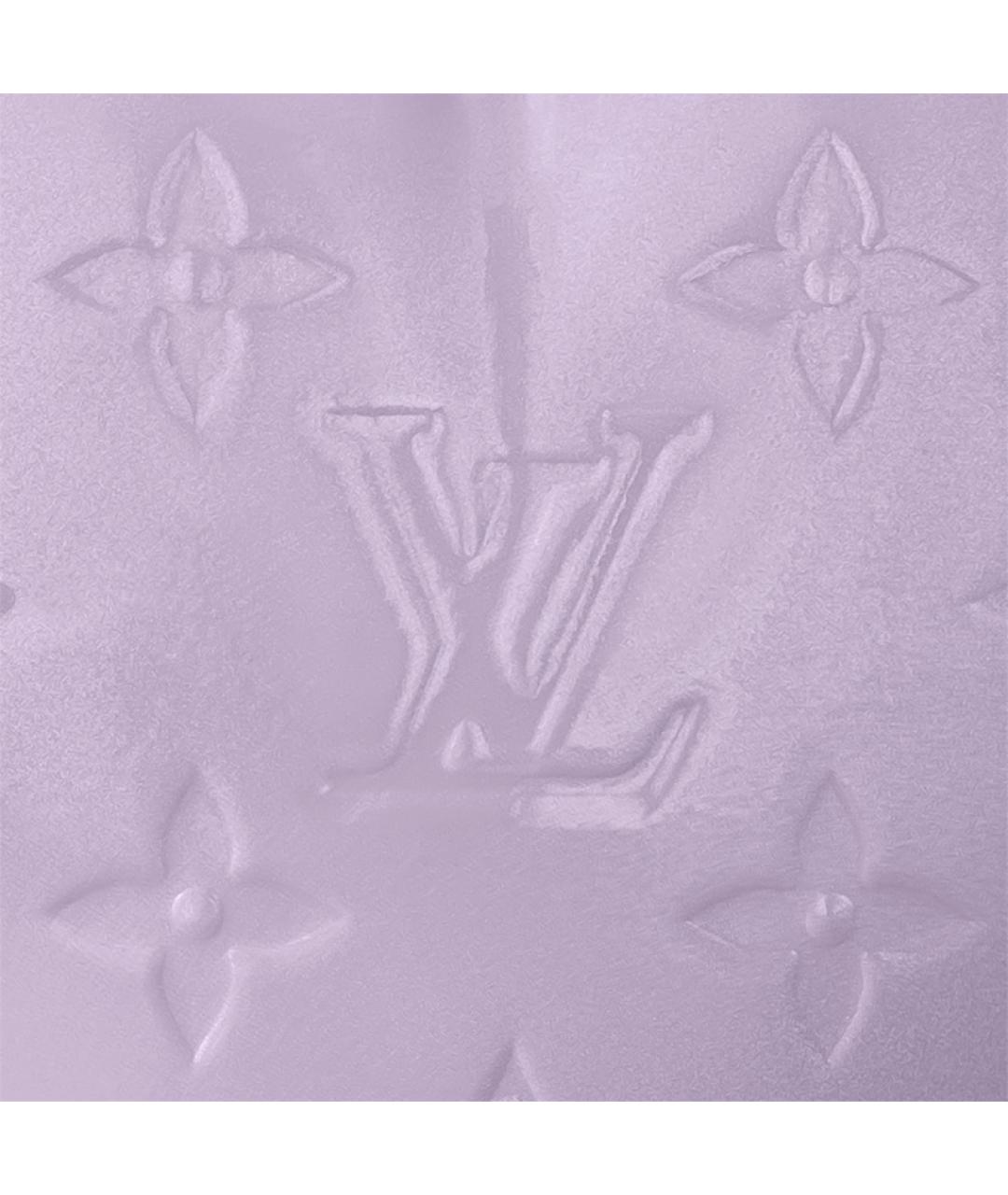 LOUIS VUITTON Фиолетовый кожаный кошелек, фото 6