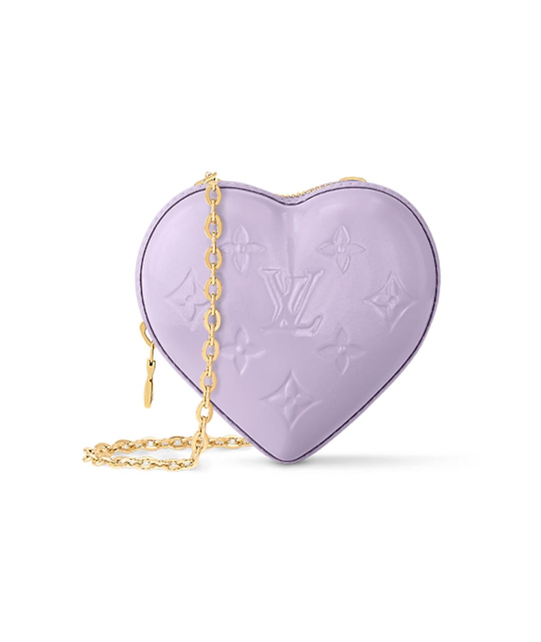 LOUIS VUITTON Фиолетовый кожаный кошелек, фото 1