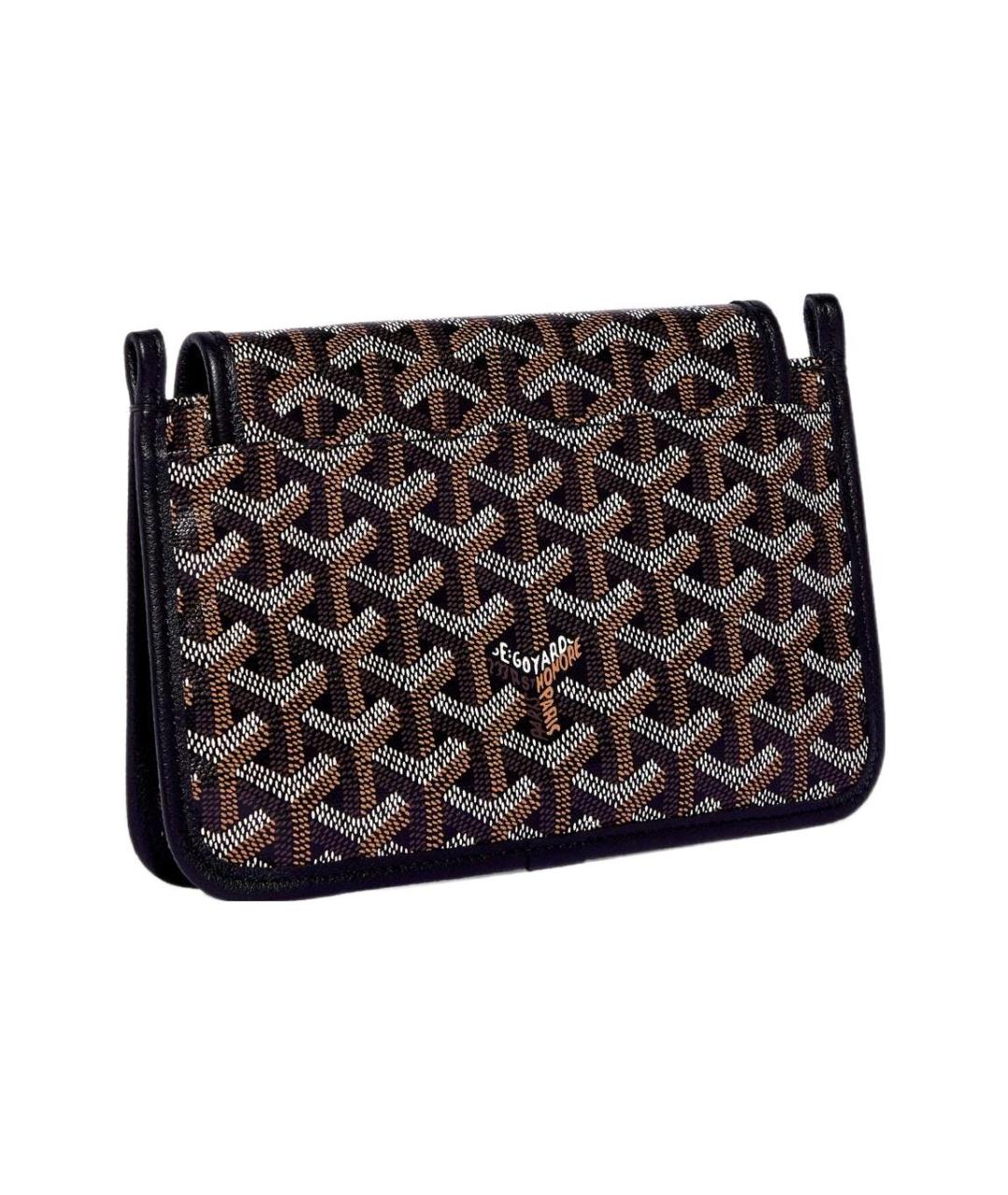 GOYARD Черная кожаная сумка через плечо, фото 3