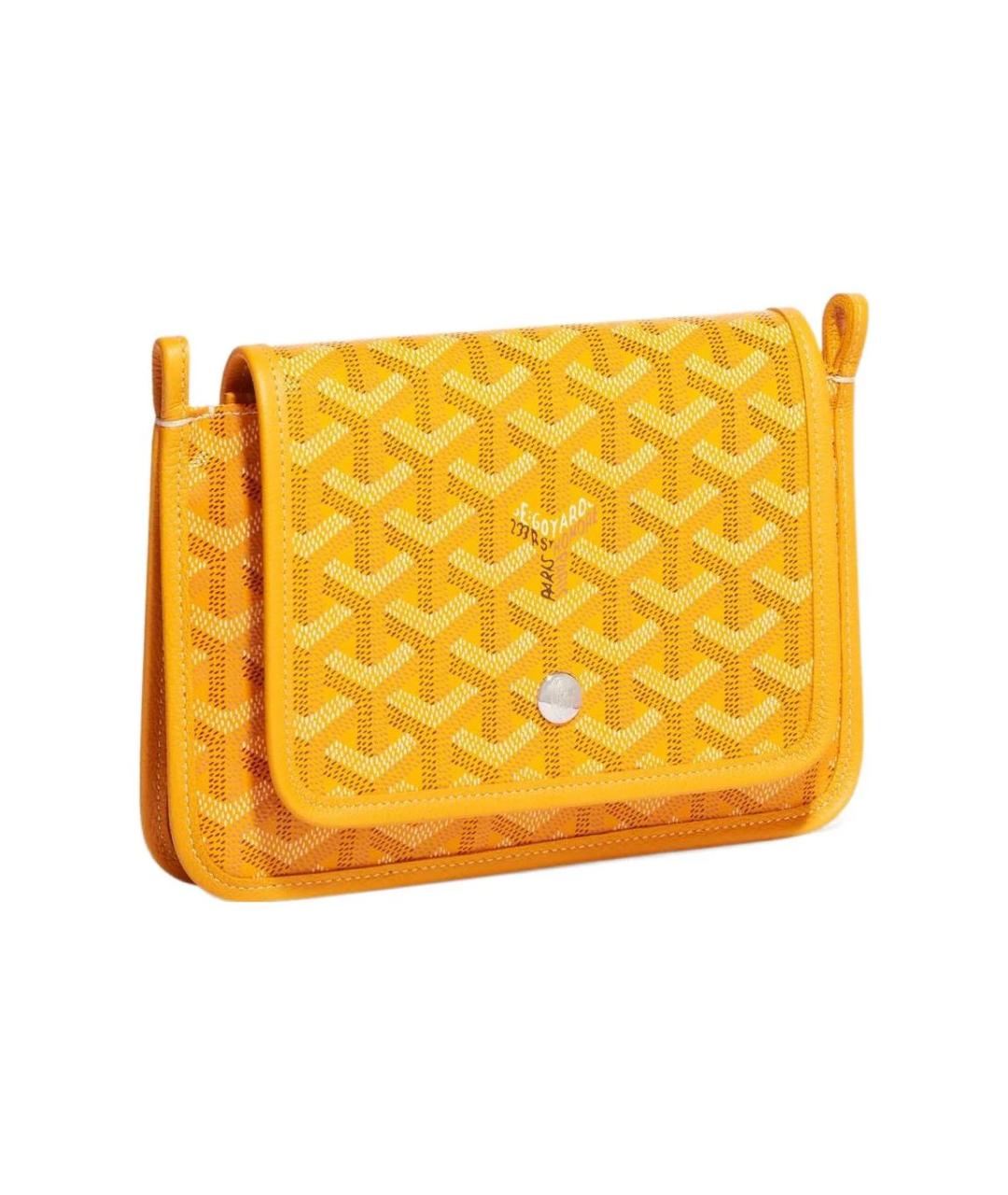 GOYARD Желтая кожаная сумка через плечо, фото 2