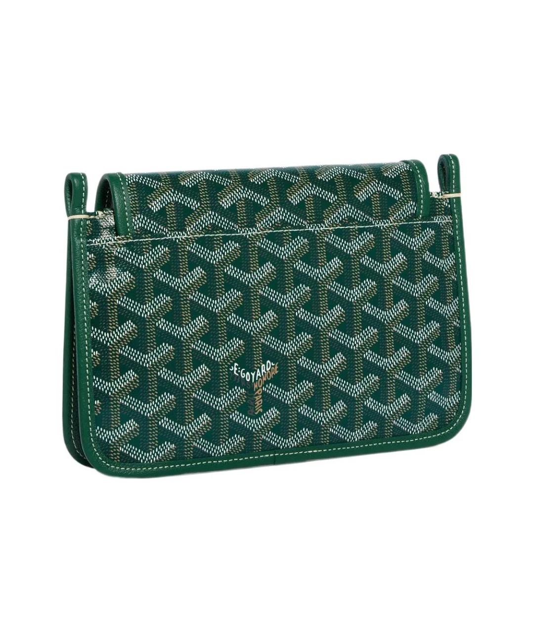 GOYARD Зеленая кожаная сумка через плечо, фото 3