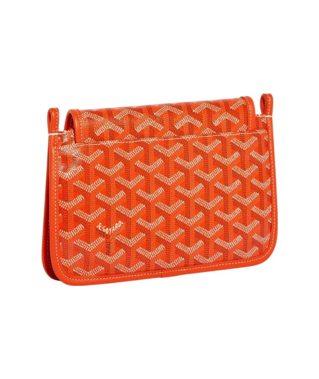 GOYARD Оранжевая кожаная сумка через плечо, фото 3
