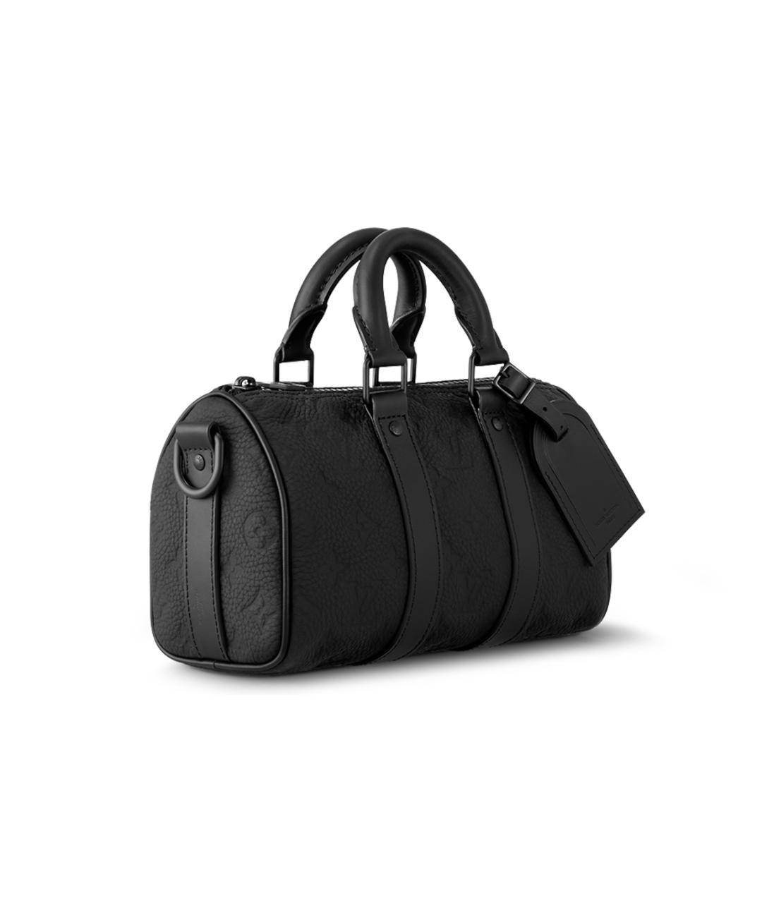 LOUIS VUITTON Черная кожаная сумка на плечо, фото 2