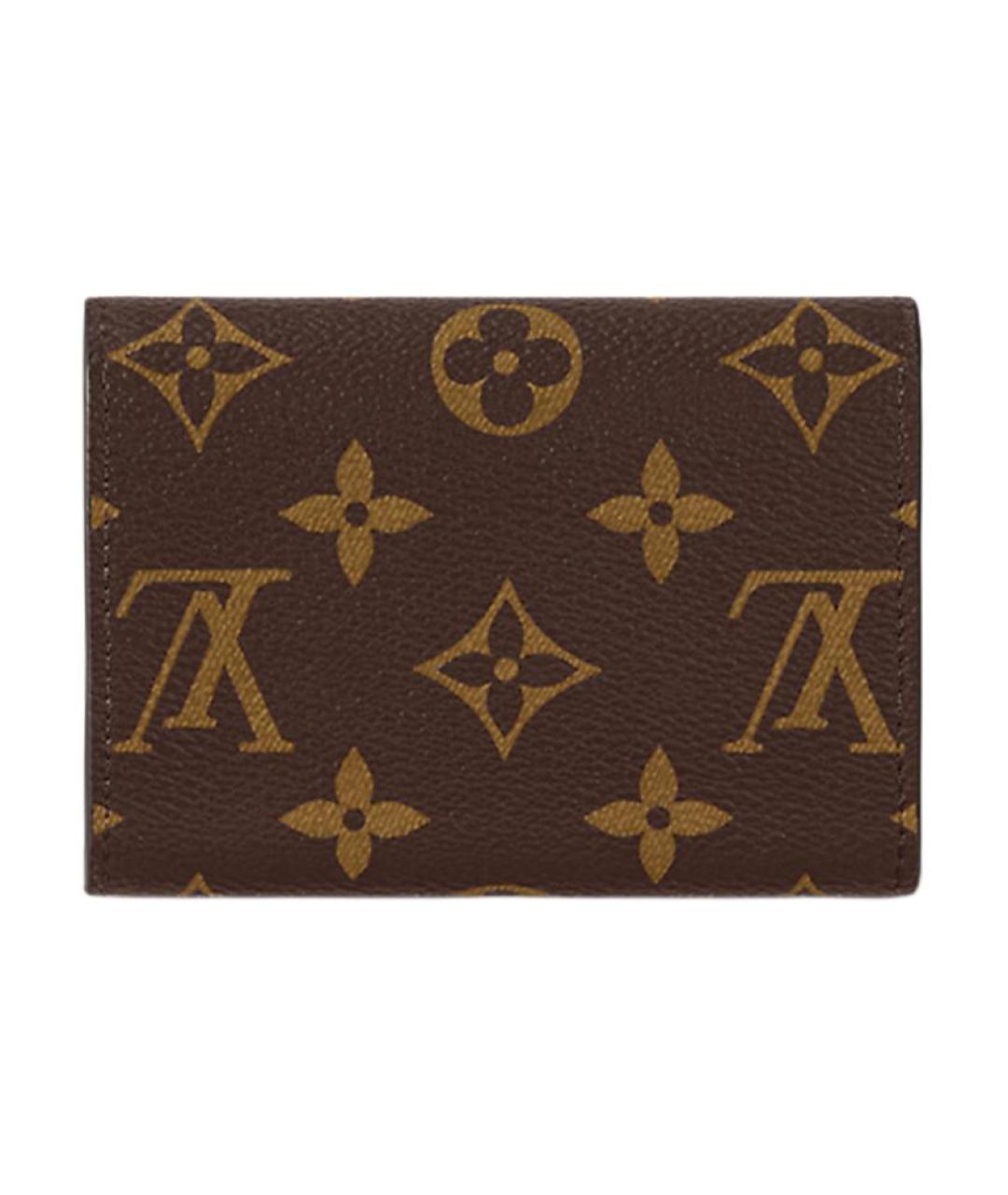 LOUIS VUITTON Коричневый кошелек, фото 3