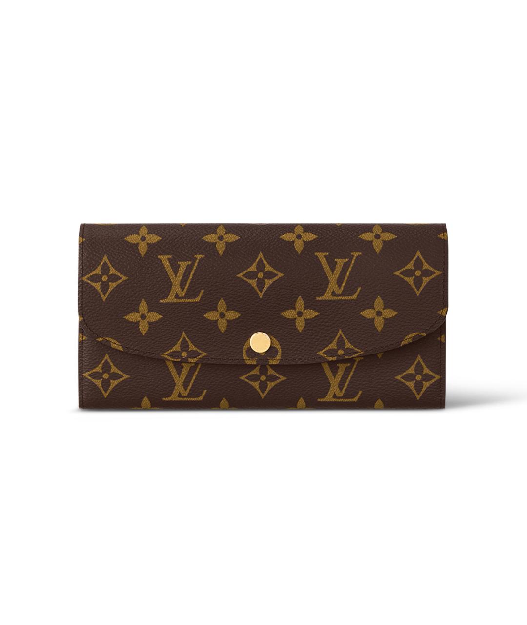 LOUIS VUITTON Коричневый кошелек, фото 1