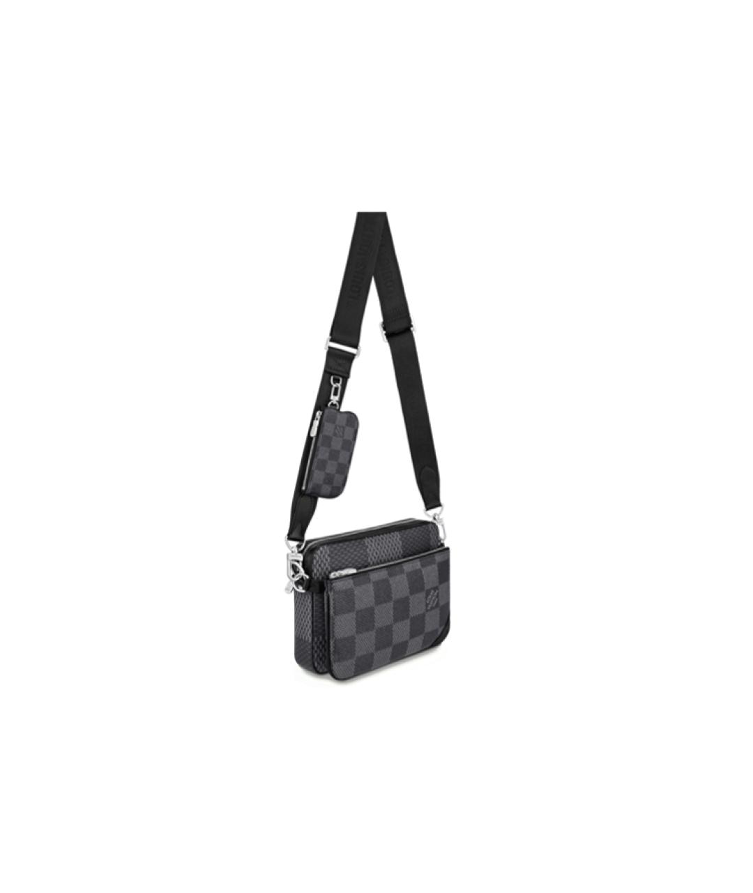 LOUIS VUITTON Серая сумка на плечо, фото 2