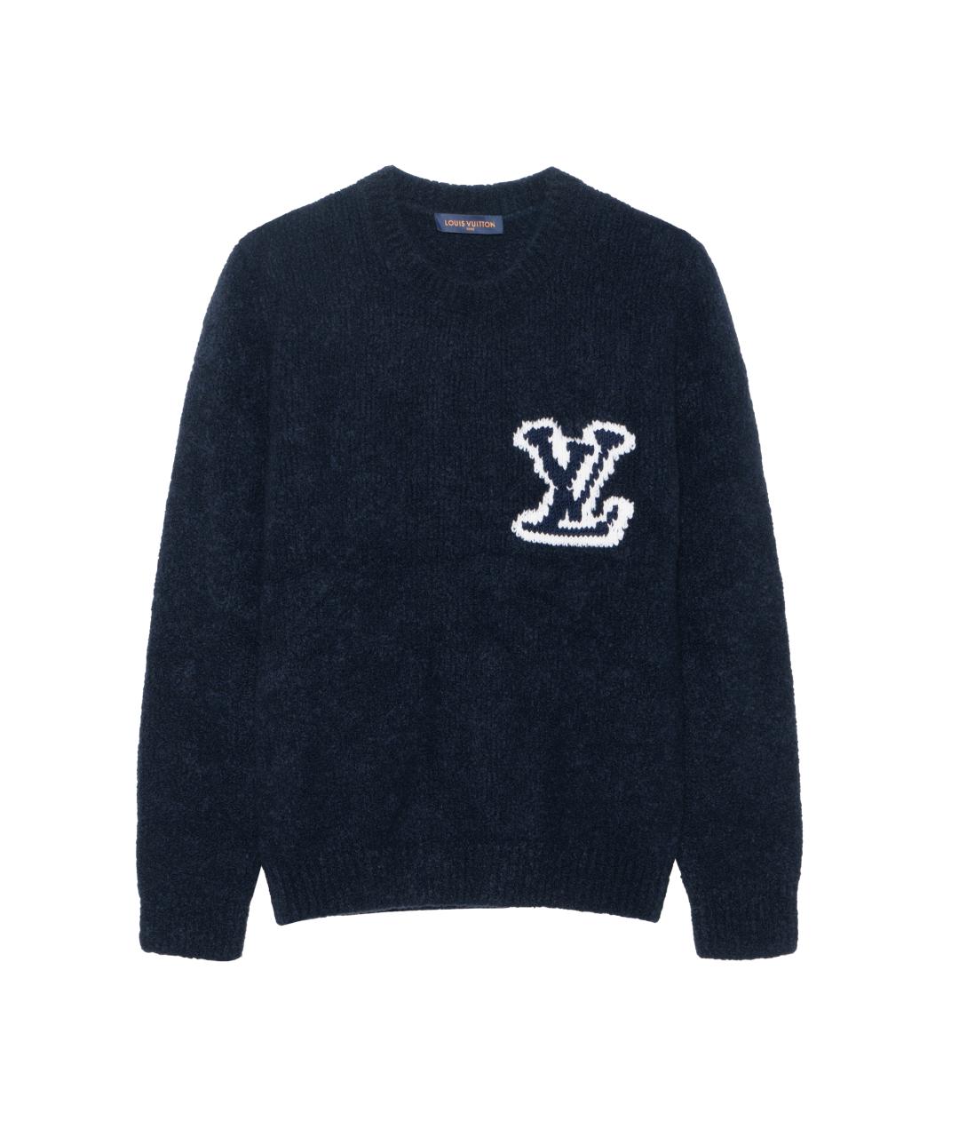 LOUIS VUITTON Темно-синий джемпер / свитер, фото 1