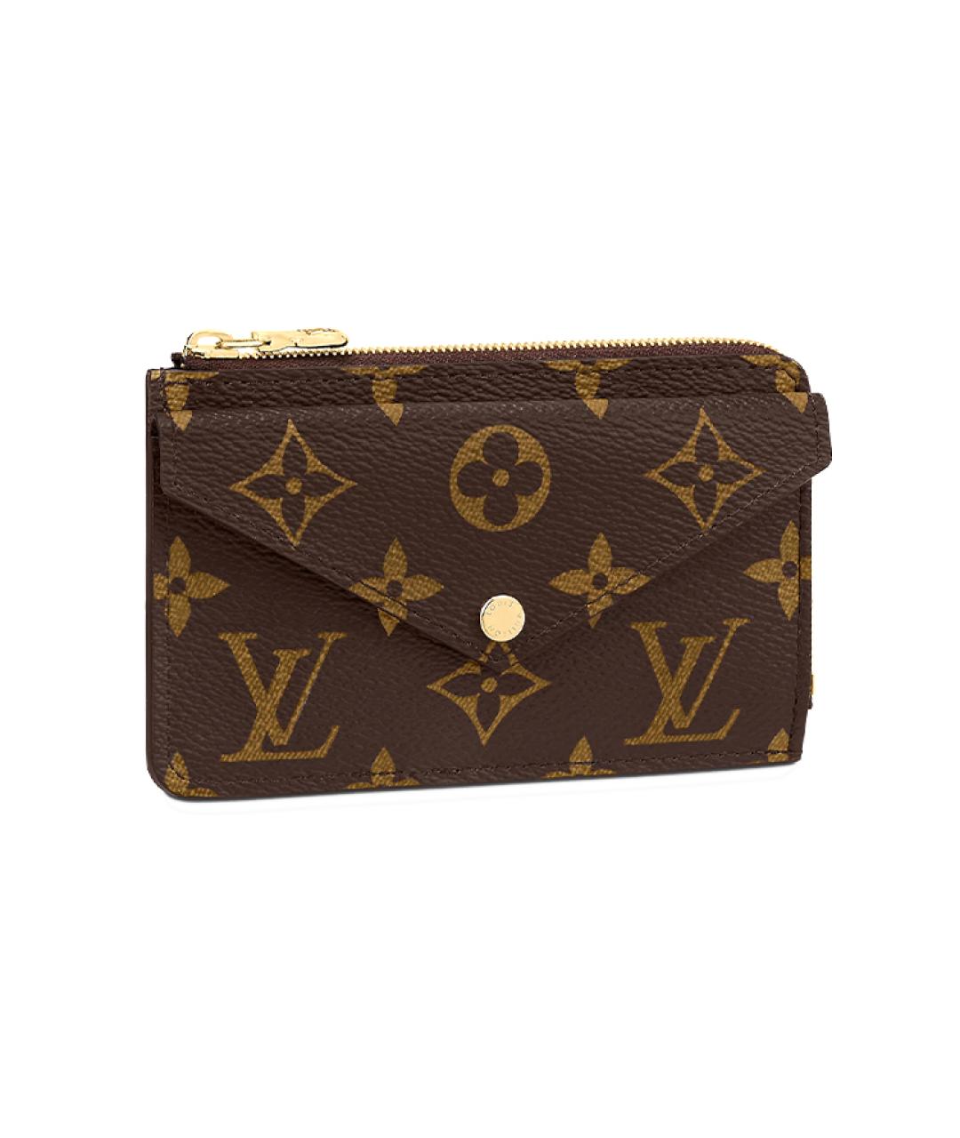 LOUIS VUITTON Коричневый кардхолдер, фото 1