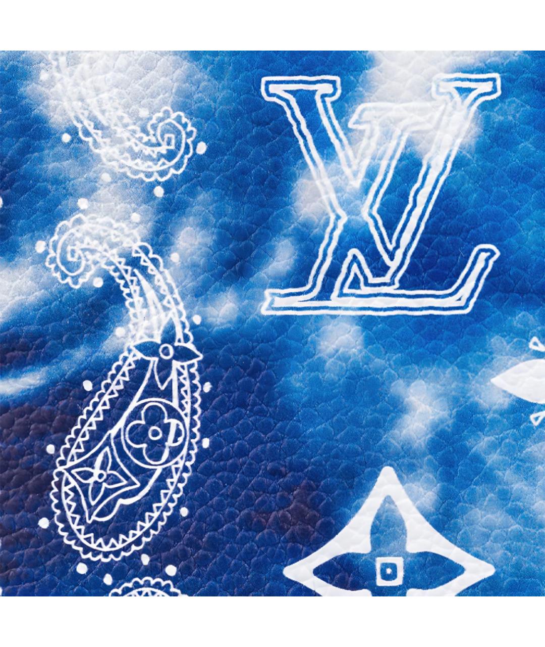 LOUIS VUITTON Синий кошелек, фото 5