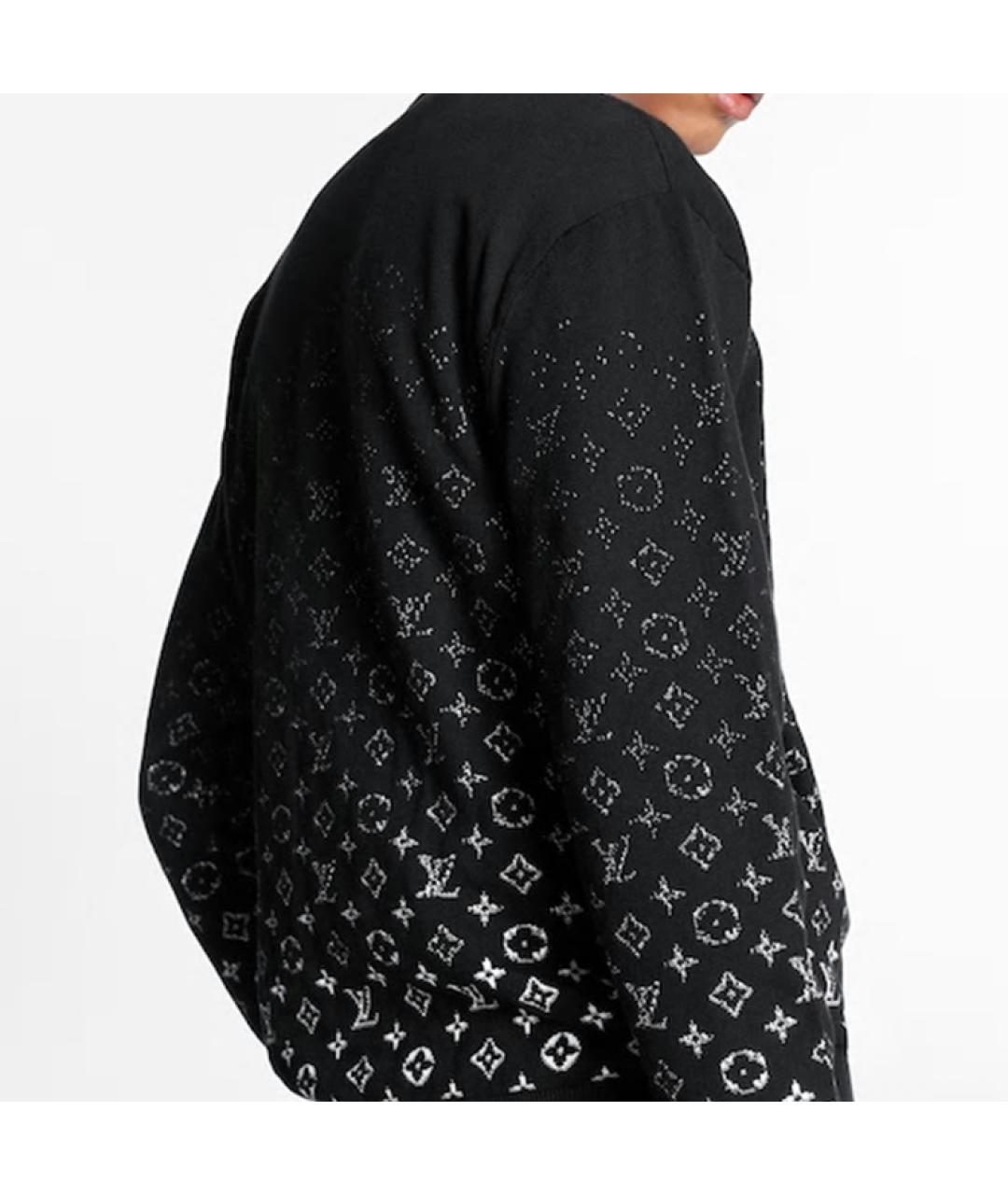 LOUIS VUITTON Черный хлопковый джемпер / свитер, фото 3