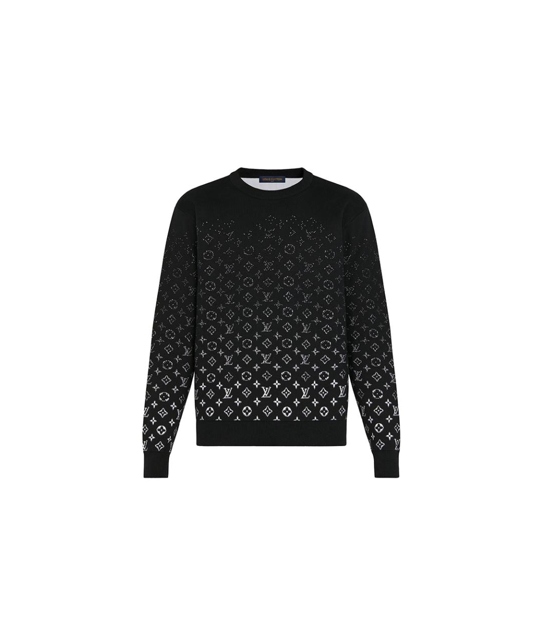 LOUIS VUITTON Черный хлопковый джемпер / свитер, фото 1
