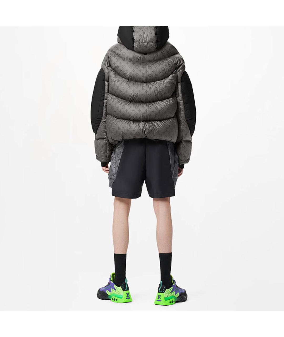 LOUIS VUITTON Серый пуховик, фото 4