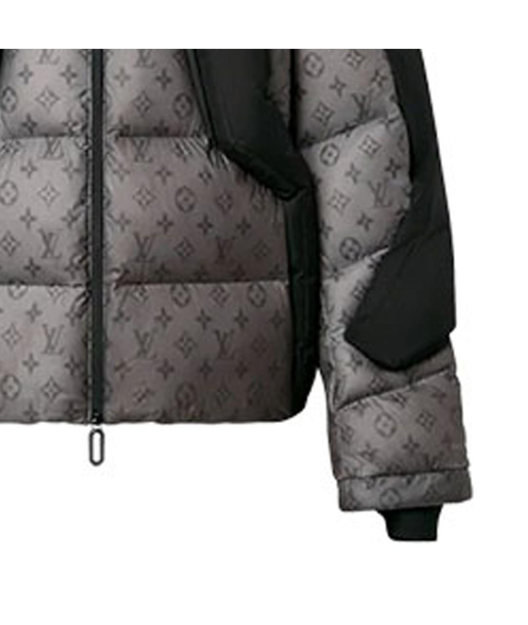 LOUIS VUITTON Серый пуховик, фото 6